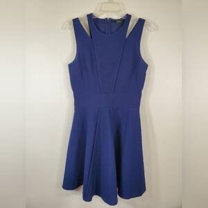 Chic Blue Midi Dress for Effortless Style